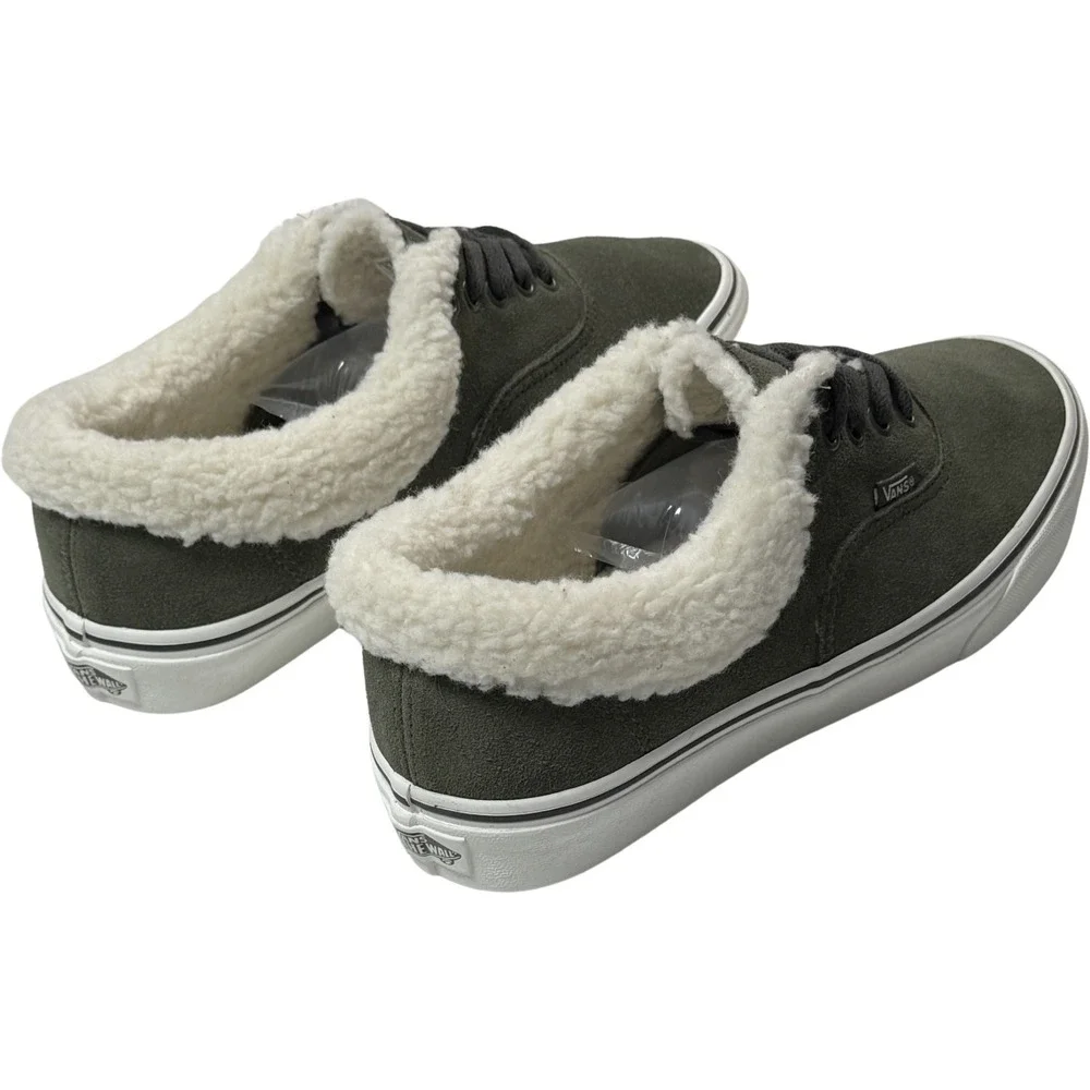 VANS Authentic Sherpa Suede Shoes - NIB Womens 8.5 Grape Leaf‎ - #47670-CL1